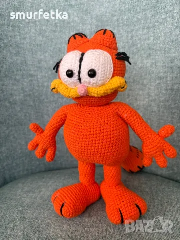 Плетена играчка Гарфилд, снимка 8 - Други - 48402455