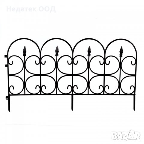 Пластмасова ограда, 69 х 39 см, 6 бр, черна в Огради и мрежи в гр. Русе -  ID35717291 — Bazar.bg