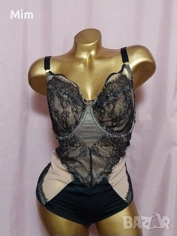 80 G Черно еластично боди 