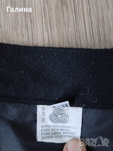 Черна вълнена пола, снимка 5 - Поли - 52789571