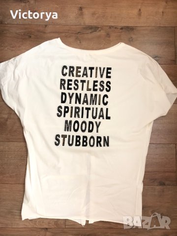 Дамска тениска с надпис, снимка 1