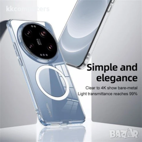 Xiaomi 15 Ultra TPU MagSafe Удароустойчив Калъф и Протектор, снимка 2 - Калъфи, кейсове - 50780533