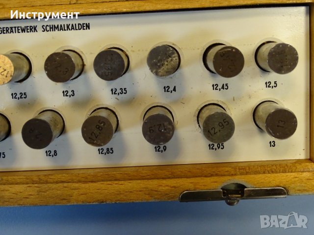 Комплект измервателни цилидрични щифтове Ф12-Ф13 mm dia calipers, снимка 4 - Други инструменти - 41226693