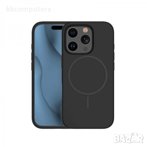 Калъф силикон Thin MagSafe / Черен / за iPhone 17 6.3 Баркод : 3133235