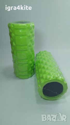 Foam Roller Larsen иновативна 2в1 без основа ролка за тренировки и йога, снимка 5 - Йога - 40769386