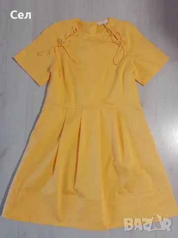 Нова жълта рокля Reserved 36, снимка 2 - Рокли - 50055458