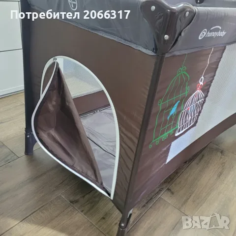 Бебешка кошара 3 в 1 с матрак, за игра, за спане, сгъваема, снимка 3 - Кошарки - 55859438