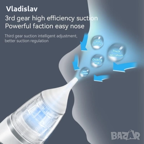 Електрически назален аспиратор, снимка 3 - Други - 52418310