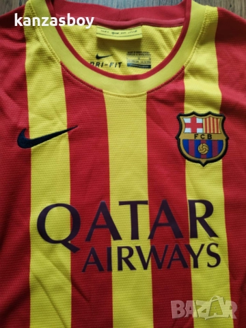 NIKE BARCELONA 2013-14 - юношеска футболна тениска 147-158см.