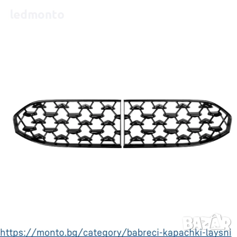Долна Решетка Предна Броня Mazda CX-30 2020-2021 (2бр.), Черна ABS – Monto.bg, снимка 5 - Части - 52249906