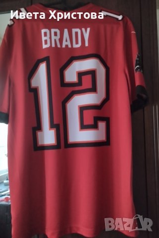 Nike NFL Game Jersey Tom Brady Размер М. Нов с етикет. Лек дефект сниман. 89 лв, снимка 2 - Спортни дрехи, екипи - 41655451