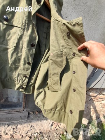 Стара военна,танкистка куртка, снимка 4 - Антикварни и старинни предмети - 40612576