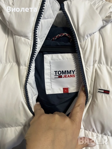 Оригинално мъжко яке Tommy Jeans размер Л, снимка 4 - Якета - 55898218