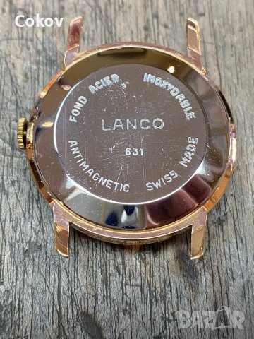 LANCO Ancre Small Second Hand 17 Rubis, снимка 4 - Мъжки - 42427443