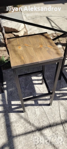 Изработка на бар плотове и бар столове от метал, снимка 5 - Маси - 53849420