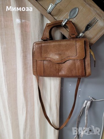 BEL SAC винтидж чанта ЕСТЕСТВЕНА КОЖА,, снимка 3 - Чанти - 41000596