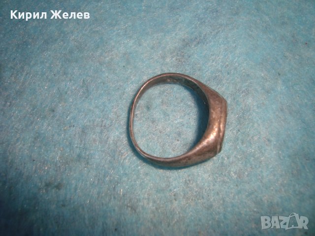 NIKE - СТАР СРЕБЪРЕН МАРКОВ ПРЪСТЕН ОКСИДИРАНО СРЕБРО 925 БУТИКОВО БИЖУ 25837, снимка 11 - Пръстени - 35828479