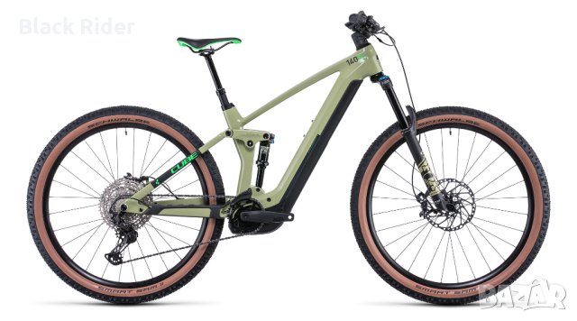 Електрически карбонов велосипед E bike CUBE STEREO 140 SL/ SLX, BOSCH CX, 750 Wh FOX 2022 - L
