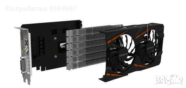 Видеокарта Gigabyte Radeon RX 560 Gaming OC 4G, снимка 11 - Видеокарти - 51722097