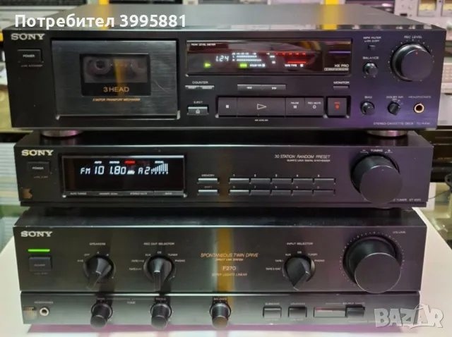 Триглав дек Sony, 
mod. TC-K490

, снимка 2 - Декове - 49457061