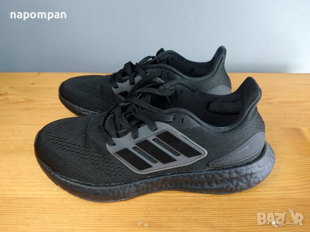 Adidas Pureboost 22 - Мъжки Черни Маратонки за Бягане, снимка 2 - Маратонки - 51141028