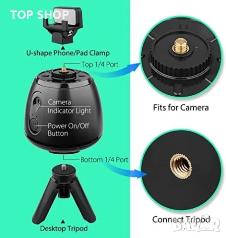 Нова Стойка за мобилен телефон Настолен статив Стабилизатор видео влог, снимка 5 - Селфи стикове, аксесоари - 49202996