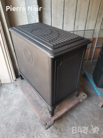Френска чугунена печка на дърва 12kW, снимка 8 - Камини - 53833704