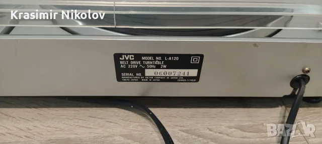 Грамофон JVC L-A 120 , снимка 8 - Грамофони - 56163794