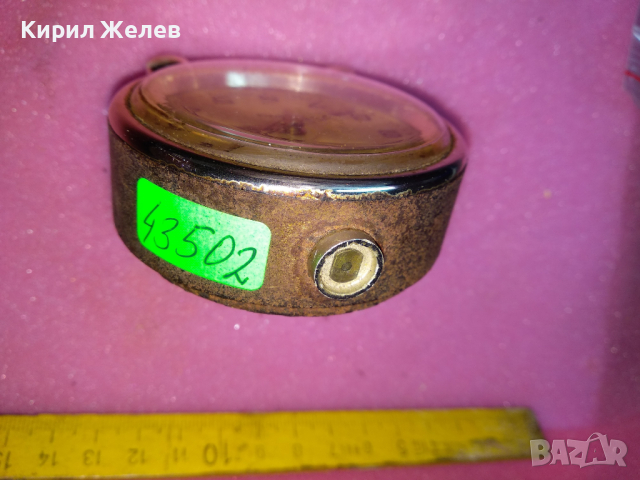 SLAVA MADE in USSR Стар КОЛЕКЦИОНЕРСКИ РУСКИ БУДИЛНИК МЕХАНИЧЕН НАСТОЛЕН ЧАСОВНИК СЛАВА СССР 43502, снимка 6 - Антикварни и старинни предмети - 44536230