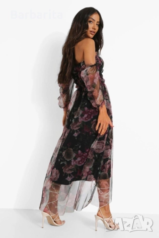 Рокля от тюл номер 38/М, снимка 2 - Рокли - 51889013