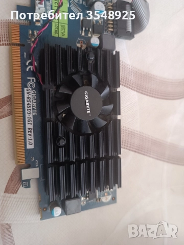 Видео карта Gigabyte GV-R45D3-1GI Rev:1.0, снимка 5 - Видеокарти - 52961153