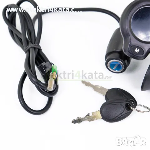 Ръкохватка за газ (масур) 24V-72V с контактен ключ и дисплей, снимка 2 - Части - 48228928