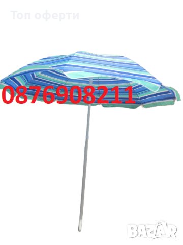ГРАДИНСКИ ЧАДЪР, кръгъл чадър, плажен чадър, снимка 4 - Градински мебели, декорация  - 41068118