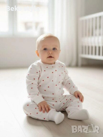 Нежни бебешки ромпъри Различни Модели, снимка 4 - Бодита за бебе - 53435261