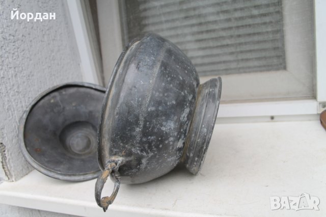 Стар френски калаен съд , снимка 7 - Антикварни и старинни предмети - 41487682