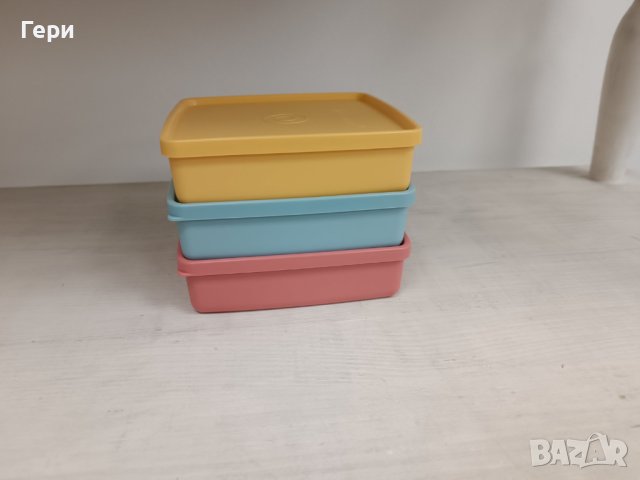 Tupperware кутии с херметическо затваряне 3 по 400 мл., снимка 5 - Кутии за храна - 40564881