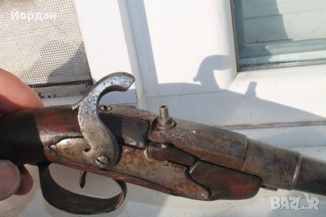 Оригинален армейски капсулен пистолет , снимка 7 - Антикварни и старинни предмети - 35862225