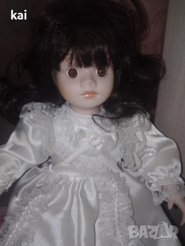 Порцеланова женска кукла, снимка 3 - Кукли - 52969433