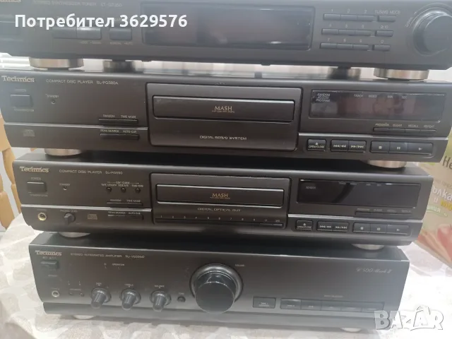Technics сет !!!, снимка 2 - Ресийвъри, усилватели, смесителни пултове - 55778897