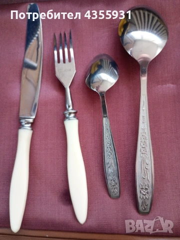  Неупотребяни  Стари руски прибори за хранене старинни прибори СССР , снимка 6 - Антикварни и старинни предмети - 50832995