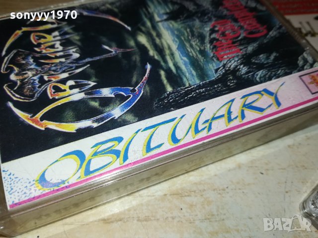 OBITUARY-АУДИОКАСЕТА 1110211812, снимка 9 - Аудио касети - 34428813