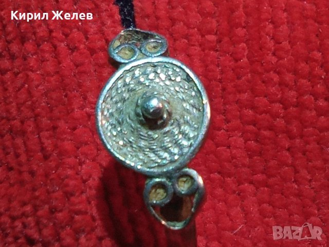 СТАРИНЕН МАЙСТОРСКА ИЗРАБОТКА СРЕБЪРЕН ПРЪСТЕН 19363, снимка 2 - Антикварни и старинни предмети - 31543717