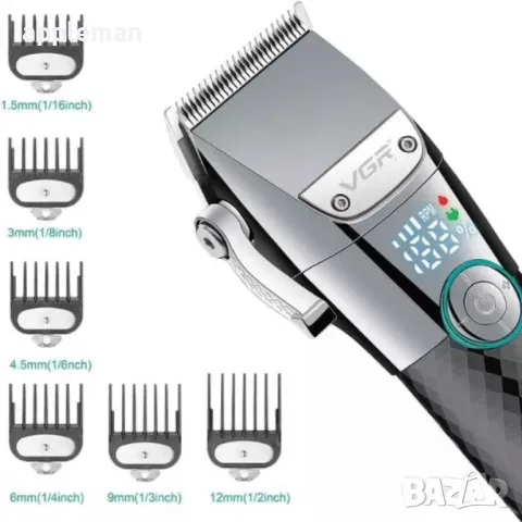 Професионална машинка тример за подстригване VGR 682, снимка 3 - Машинки за подстригване - 48128853