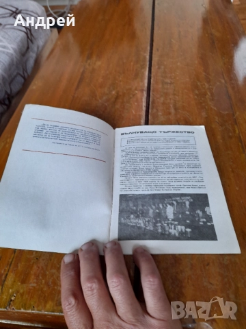 Стар бюлетин 75 години Левски Спартак, снимка 2 - Други ценни предмети - 51870047