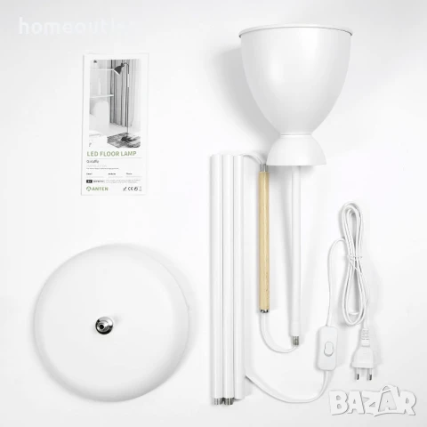 ПРОМОЦИЯ Елегантна и практична подова лампа ANTEN MTS-004, снимка 6 - Настолни лампи - 51139400