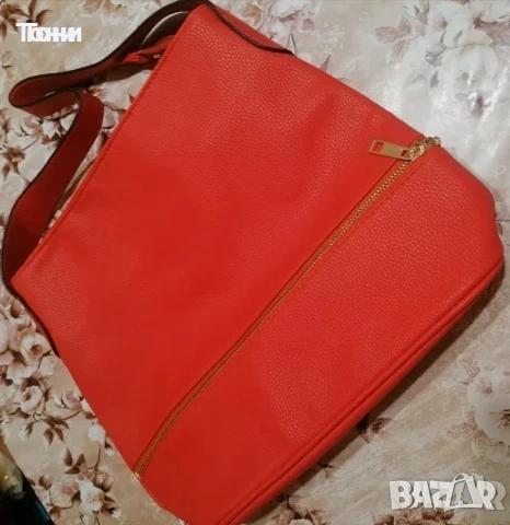 Нова Кожена Дамска Чанта , снимка 5 - Чанти - 53729032