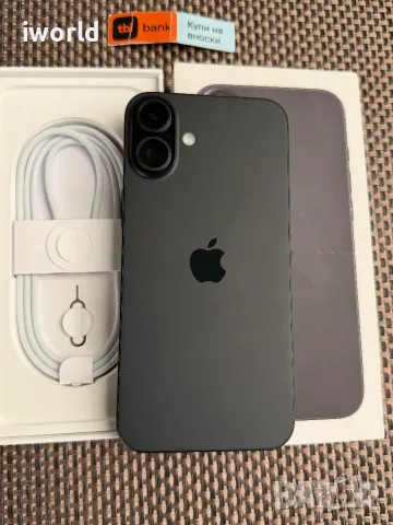 ❗️КАТО НОВ❗️iPhone 16 Plus ❗️ Лизинг от 21€/мес ❗️ BLACK / 128GB❗️Гаранция! черен , снимка 5 - Apple iPhone - 55952876