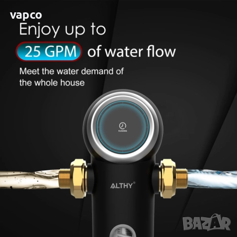 Самопочистващ филтър за водопровод ALTHY AUTO1, снимка 9 - ВИК - 51463131