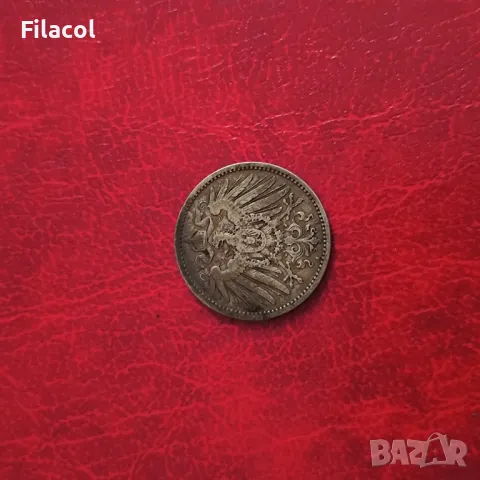 Германия 1 марка 1896 'A' - Берлин, снимка 2 - Нумизматика и бонистика - 50409537