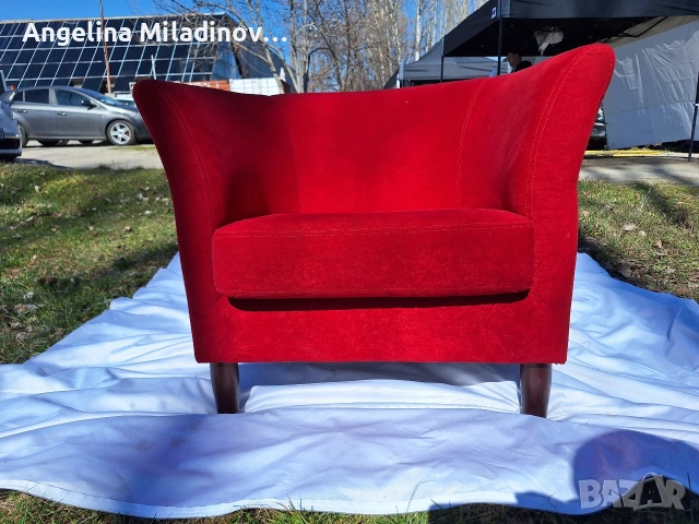 Италианско кресло Hermoso silln , снимка 8 - Дивани и мека мебел - 53830082